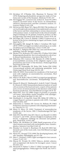 Pathology of the Head and Neck