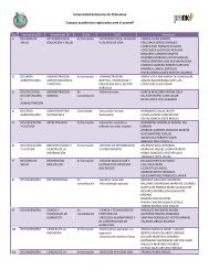 Detalle de cuerpos acadÃ©micos - Actualizado Mayo 2010