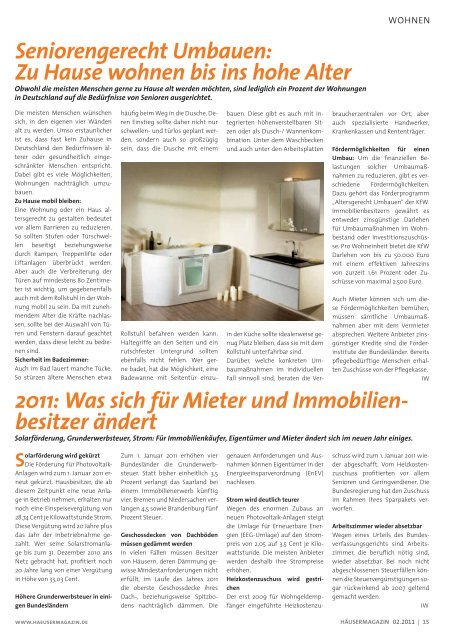 PDF ansehen - Häusermagazin