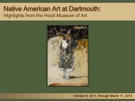 Native American Art at Dartmouth: - Hood Museum of Art