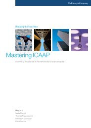 Mastering ICAAP - McKinsey & Company