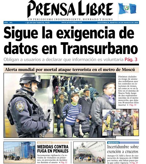 Obligan a usuarios a declarar que informaciÃ³n es ... - Prensa Libre