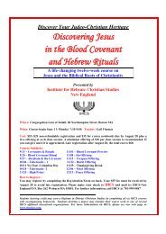 Discovering Jesus in the Blood Covenant and Hebrew Rituals