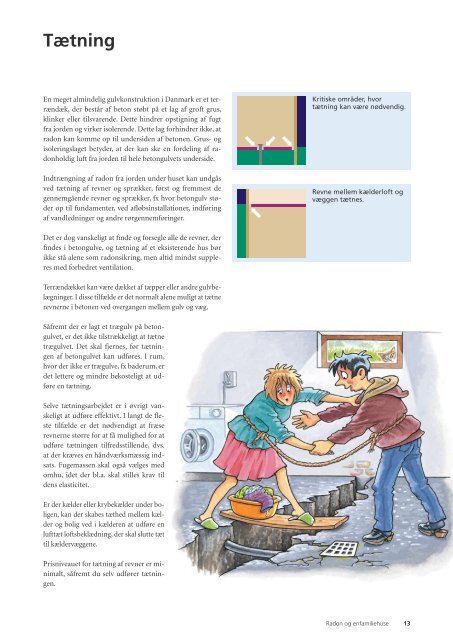 Pjece om radon og enfamiliehuse - Erhvervsstyrelsen