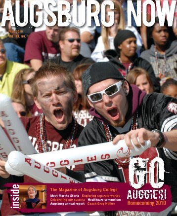 this PDF for more - Augsburg College