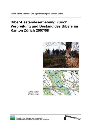 Biber-Bestandeserhebung ZÃ¼rich. Verbreitung und Bestand ... - CSCF