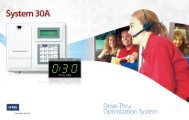 System 30A Drive-thru Timer - HME