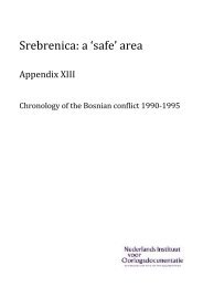 Appendix Chronology of Bosnian Conflict - Srebrenica historical ...