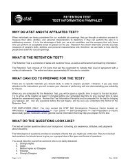Retention Test - AT&T