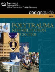 VA Polytrauma Rehabilitation Center Design Guide, Section 1