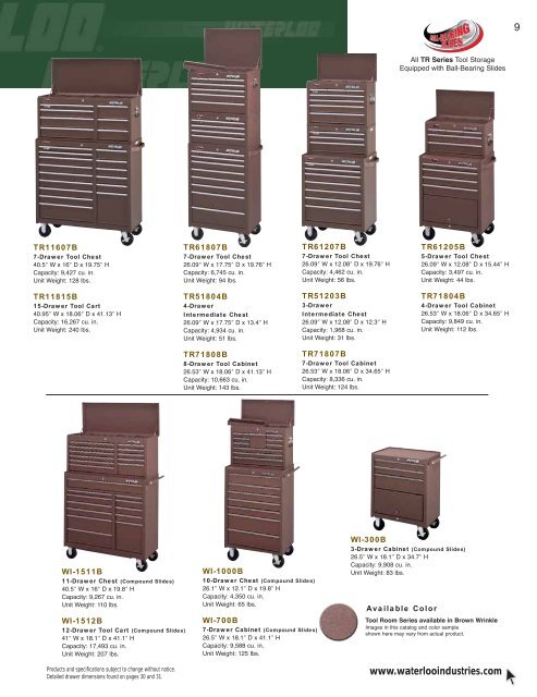 2011 Waterloo catalog - Rfdm.com