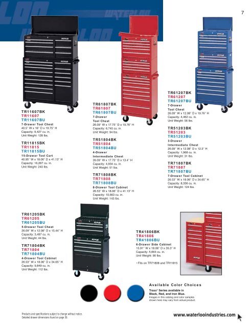 2011 Waterloo catalog - Rfdm.com