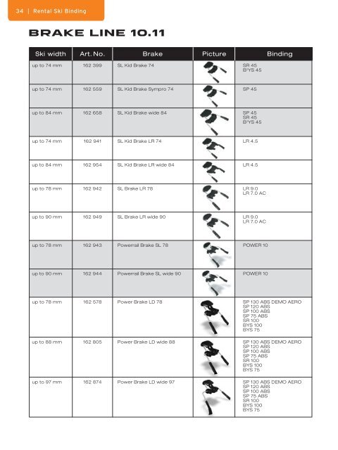 RENTAL Manual 2010 Engl. - Tyrolia