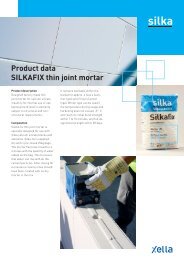 Product data SILKAFIX thin joint mortar - Xella UK