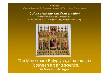 The Montelparo Polyptych, a restoration between art and ... - Create!