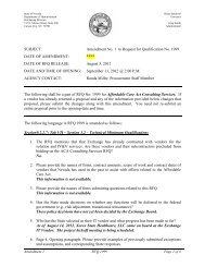 RFQ 1999 Consulting and Actuarial Amendment 1 - Silver State ...