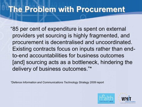 eHealth Procurement - World of Health IT