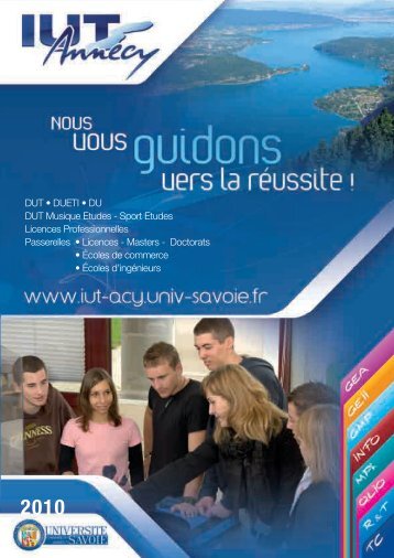 BROCHURE 09-10.indd - IUT Annecy - Université de Savoie