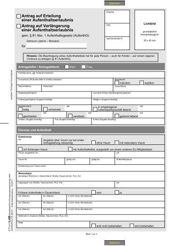 Antrag Auf Verlängerung Einer Aufenthaltserlaubnis Pdf Antrag auf Erteilung einer Aufenthaltserlaubnis - Stadt Emmendingen