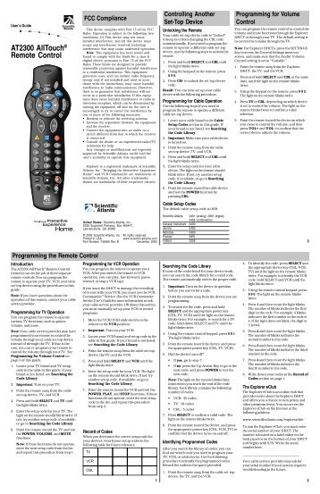 at2300 remote manual Genuine original scientific atlanta at2300 remote control | ebay.