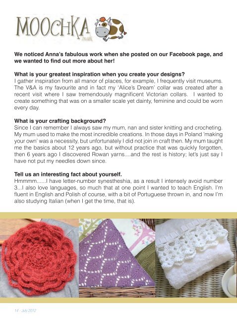 Knitting & Crochet Magazine 52 Preview - Rowan