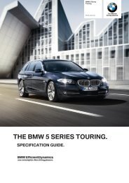 5 Series Touring Dealer Specification Guide - BMW