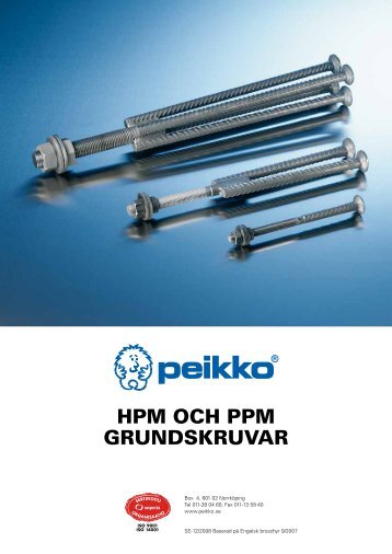 Förankringsskruvar - BE Group