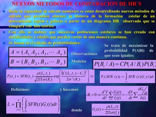 Poblaciones estelares en la Galaxia