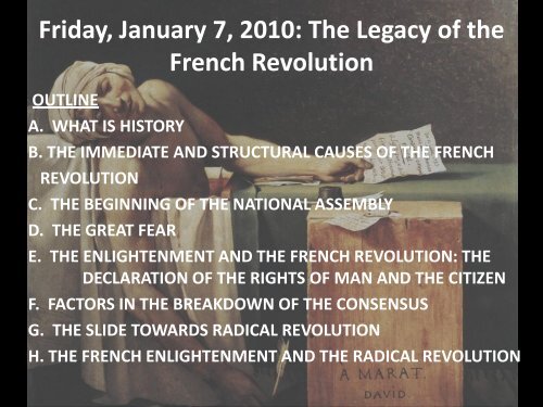 The French Revolution and the Question of Human Rights