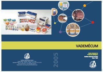 vademÃ©cum 2005 - Instituto Nacional de Salud