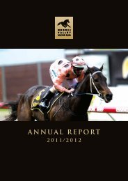 ANNUAL REPORT - Moonee Valley Racing Club