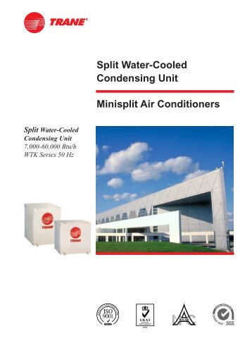 Minisplit Air Conditioners Split Water-Cooled Condensing Unit