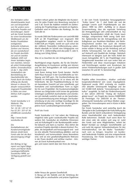 Download lag-report 07 (2005) - Landesarbeitsgemeinschaft ...