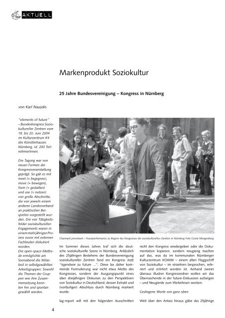 Download lag-report 07 (2005) - Landesarbeitsgemeinschaft ...