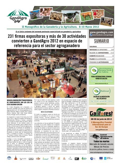 sUMaRiO 231 firmas expositoras y mÃ¡s de 30 actividades ...