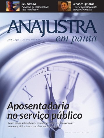 em pauta - Anajustra