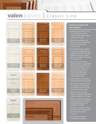 Classic Line DLV Doors (PDF File) - Valen Drawers