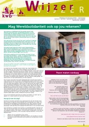 Mag Wereldsolidariteit ook op jou rekenen? - kwb