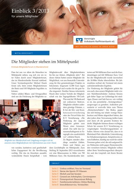 Pdf Dokument Vereinigte Volksbank Raiffeisenbank Eg