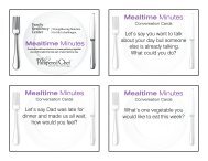 Conversation Cards - Pampered Chef
