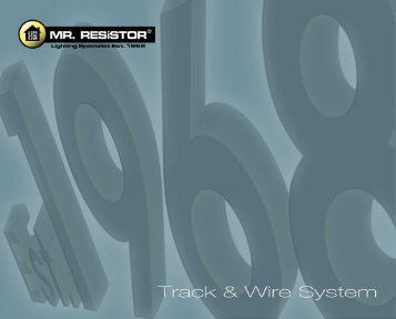 Catalogue - Track and Wire Systems - Mr RESISTOR
