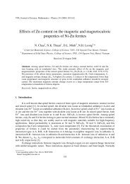 Effects of Zn content on the magnetic and magnetocaloric properties ...