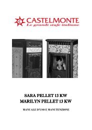 Manuale utente Marilyn-Sara 13 r1 - Castelmonte