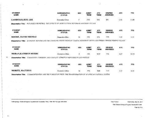 Departmental Self Review - UCLA Academic Senate