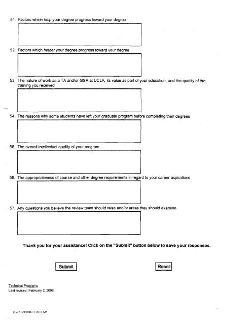 Departmental Self Review - UCLA Academic Senate