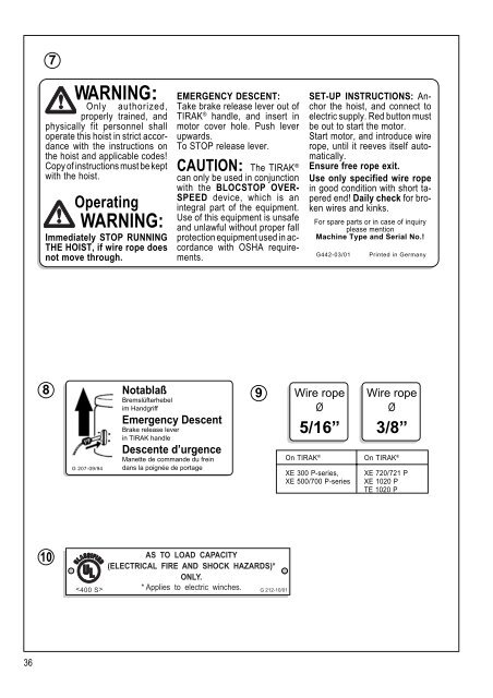 Scaffolding Hoist - Tractel