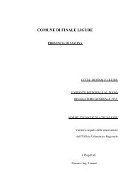 COMUNE DI FINALE LIGURE