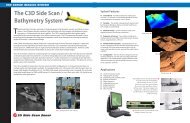 The C3D Side Scan / Bathymetry System