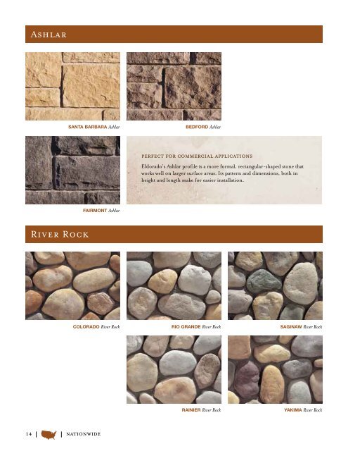 Eldorado Stone Brochure - ALL Masonry & Landscape Supply