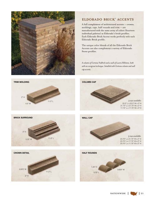 Eldorado Stone Brochure - ALL Masonry & Landscape Supply